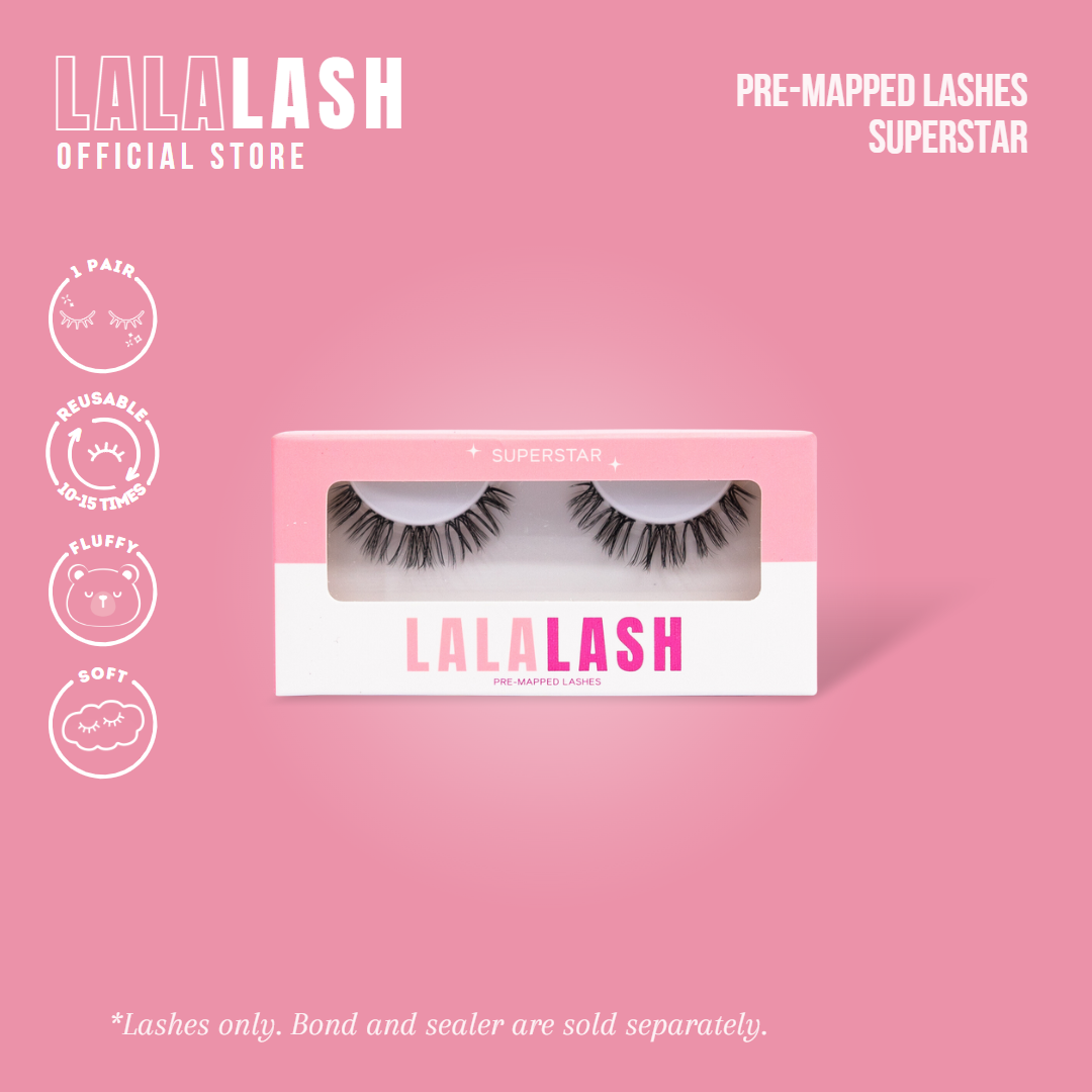 Pre-mapped Lashes -Superstar