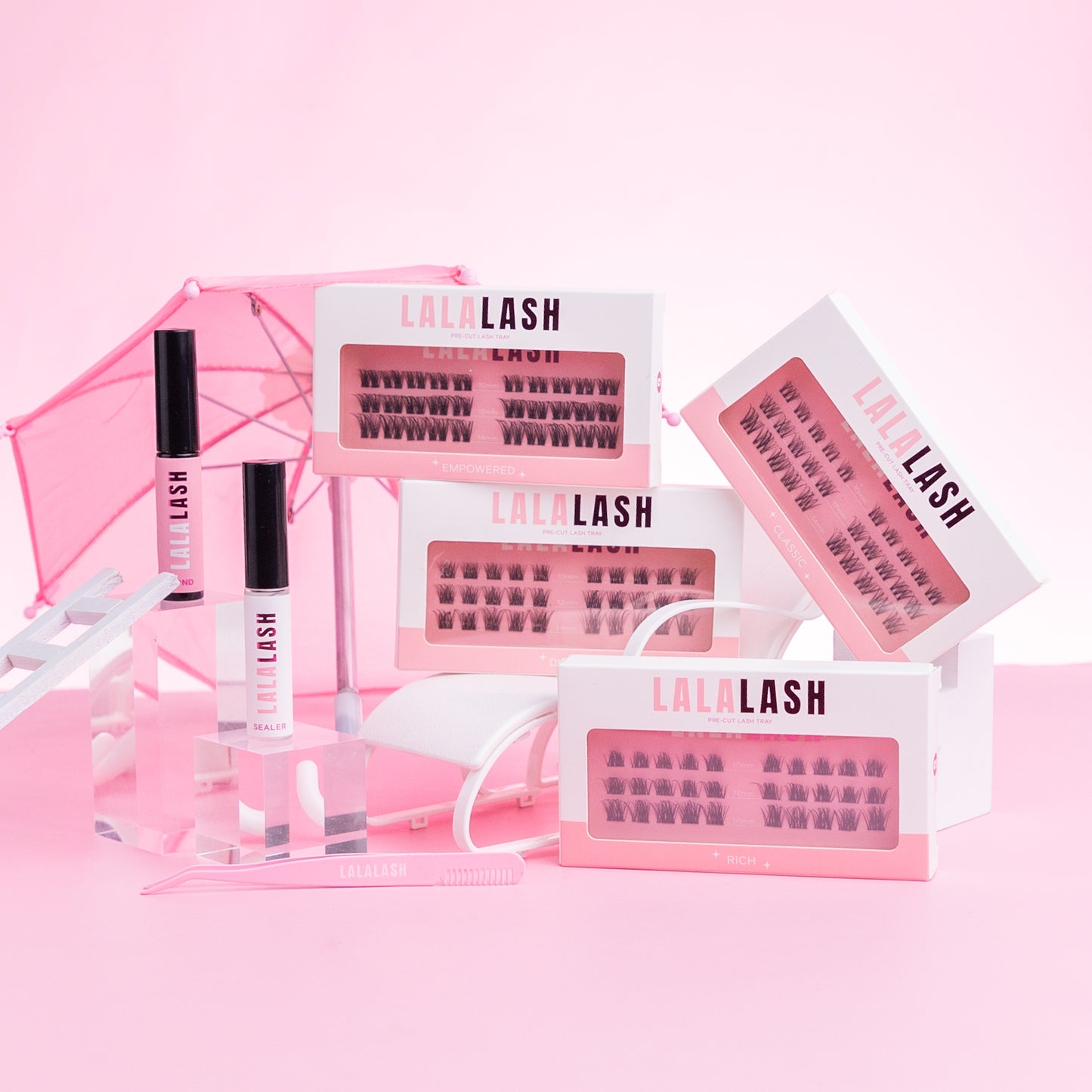 LASH ALL WEEK BUNDLE 2  (lash applicator, pre-cut lash tray, Bond&Sealer)